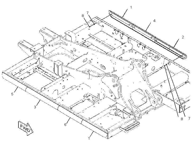 BUMPER GP 3595746 CAT