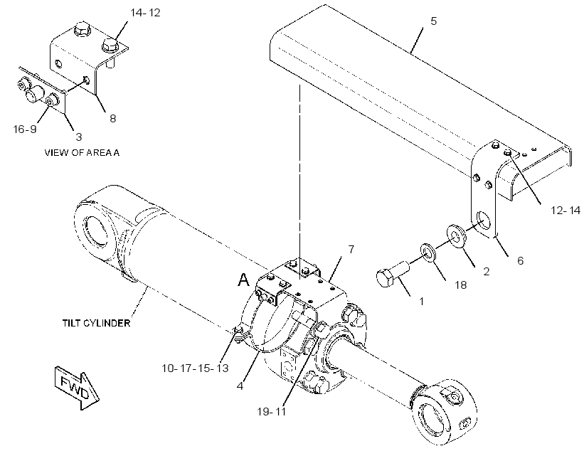 GUARD GP-TILT CYLINDER 3551403 CAT