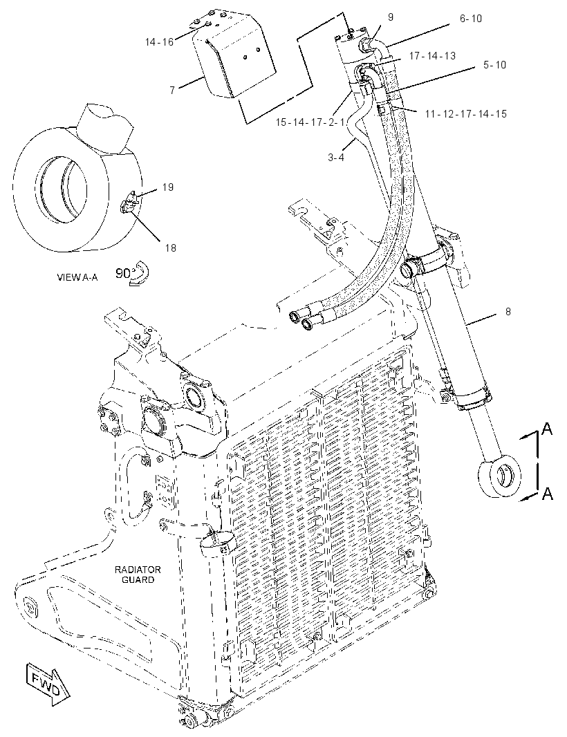 CYLINDER & LINES GP-LIFT 3259755 CAT