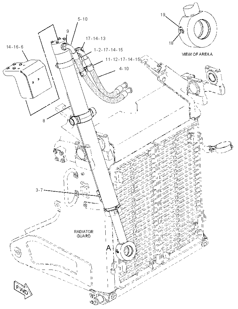CYLINDER & LINES GP-LIFT 3259759 CAT