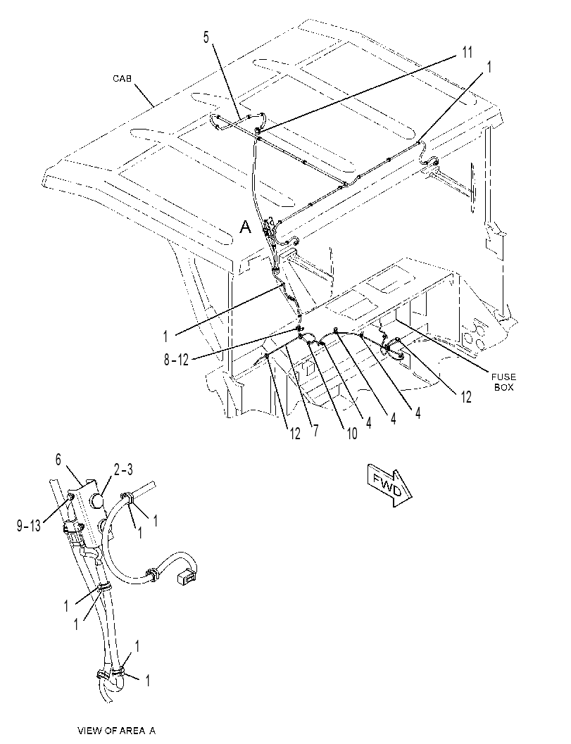 WIRING GP-WINDOW WIPER 3731444 CAT