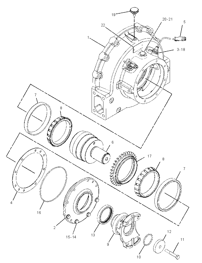 OUTPUT GP-TRANSMISSION 2530252 CAT