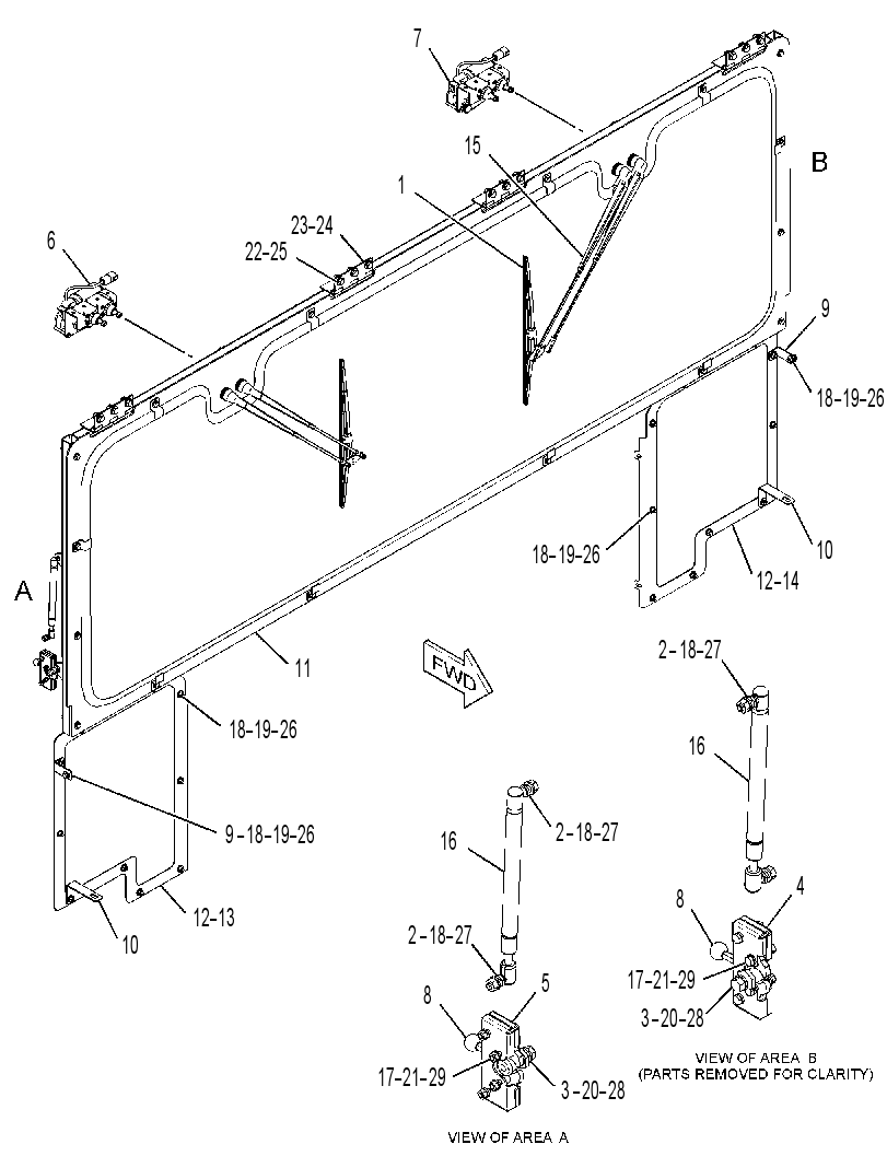 WINDOW GP-FRONT 3757822 CAT