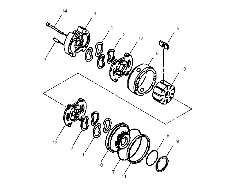 CARTRIDGE GP-VANE PUMP 1629248 CAT