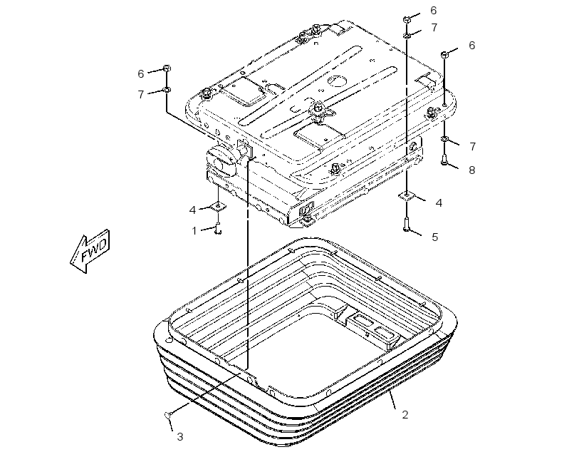 KIT-SEAT SUPPORT 3532031 CAT