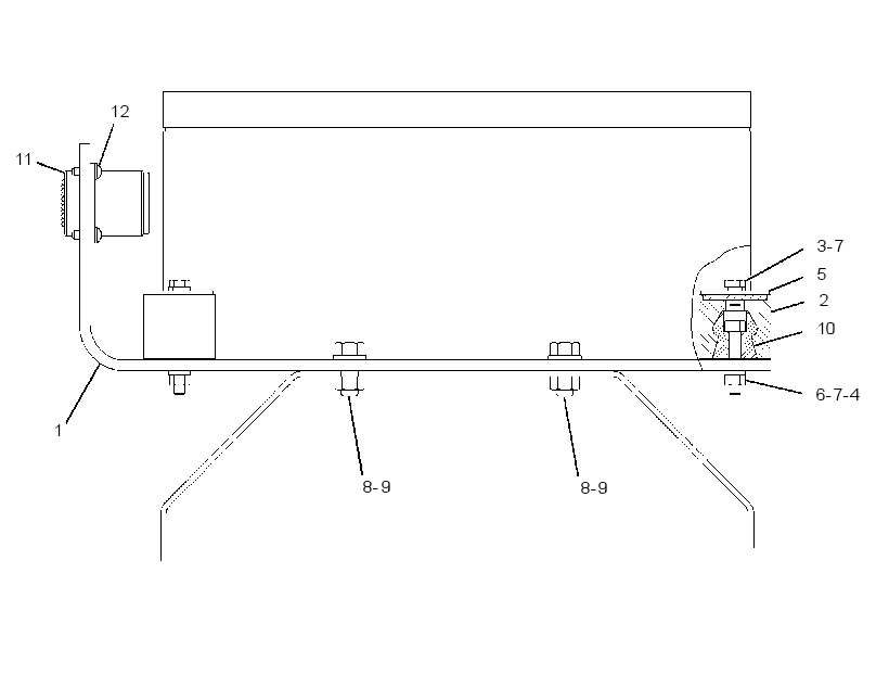 MOUNTING GP-RECEIVER 2926546 CAT
