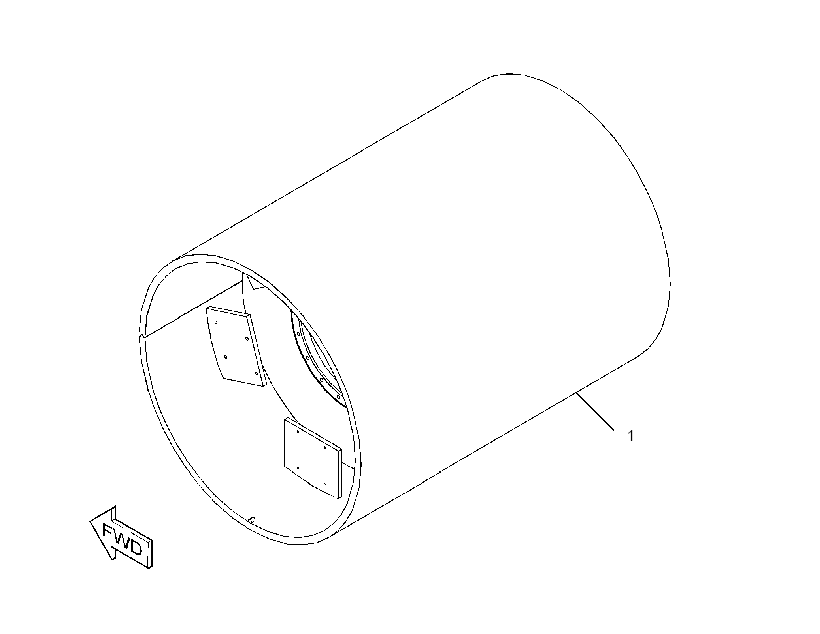 DRUM GP-COMPACTOR 3618018 CAT