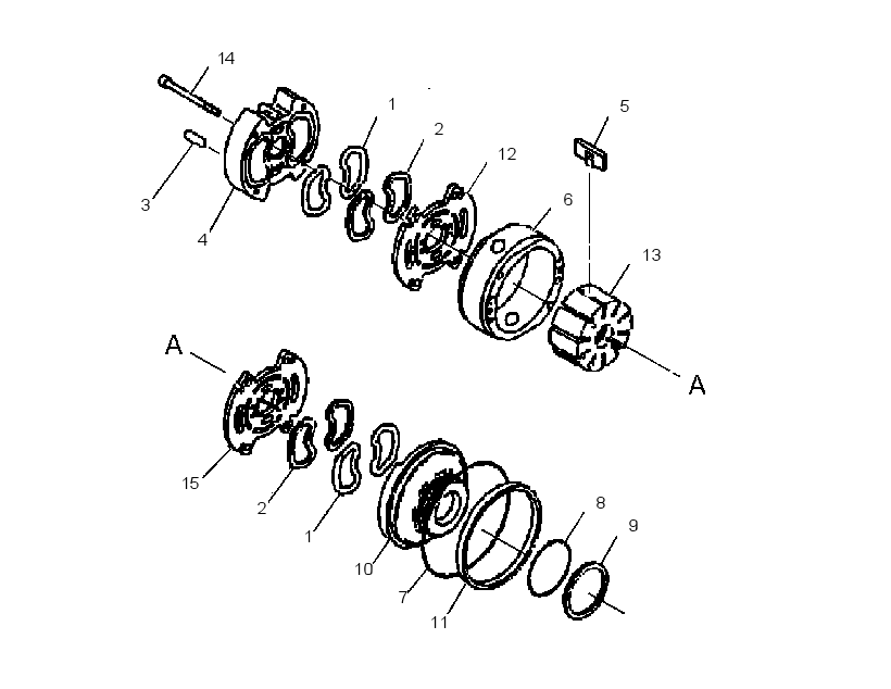 CARTRIDGE GP-VANE PUMP 2625246 CAT