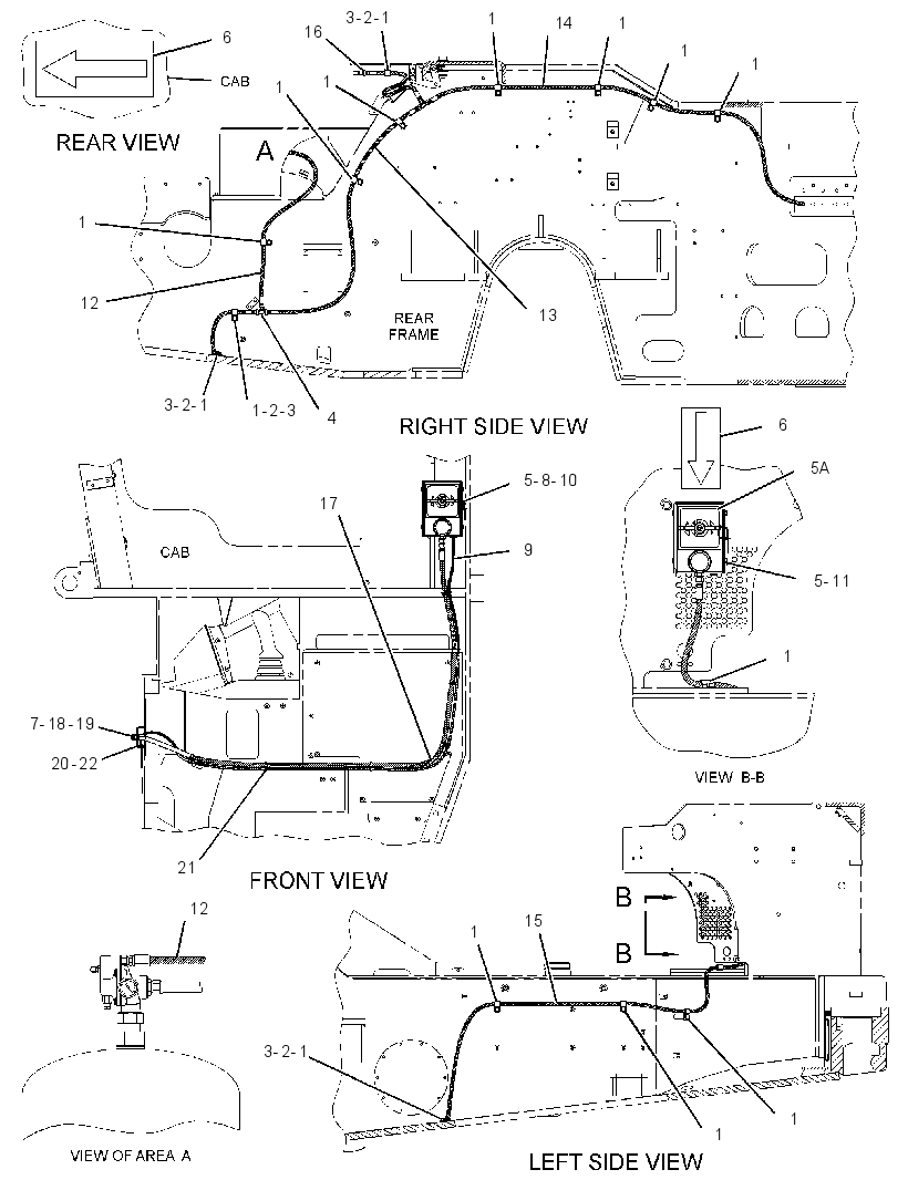 LINES GP-FIRE SUPPRESSION 2888573 CAT