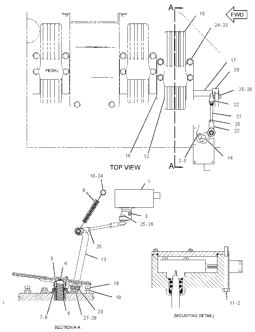 CONTROL GP-THROTTLE 2791312 CAT