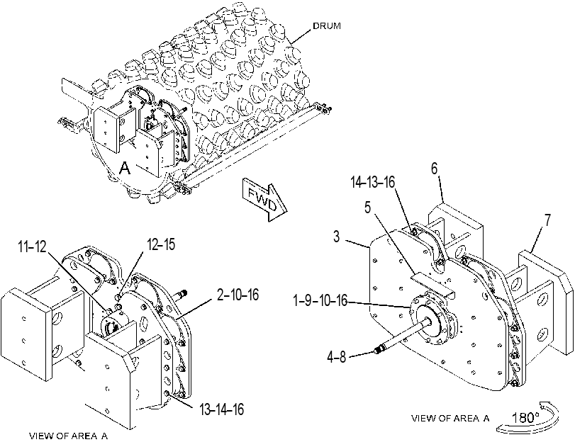 DRIVE GP-SUPPORT & VIBRATORY 3651681 CAT