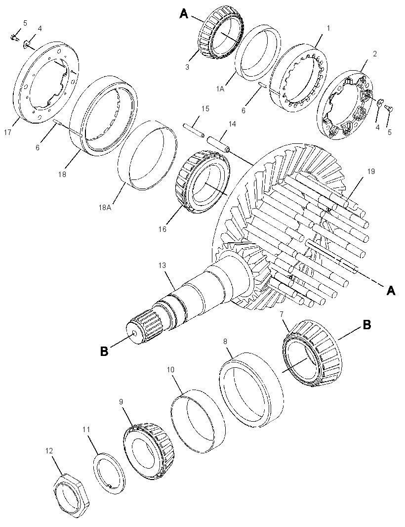 GEAR GP-BEVEL 1712159 CAT
