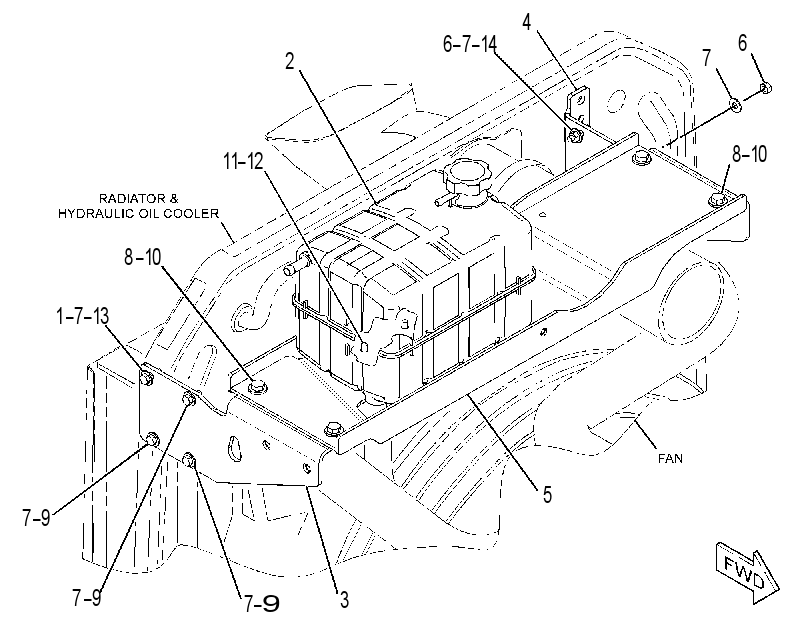 RECOVERY GP-COOLANT 3488910 CAT