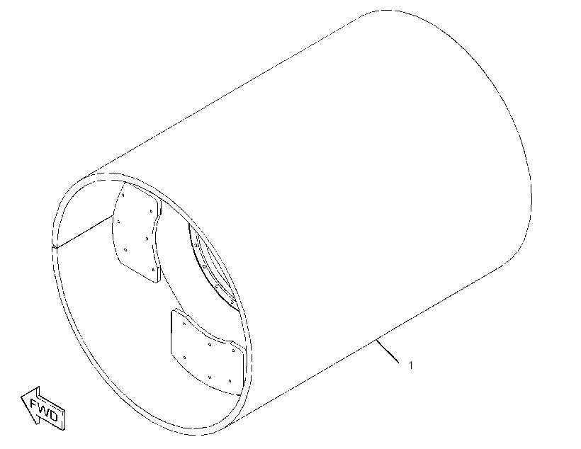 DRUM GP-COMPACTOR 3618019 CAT