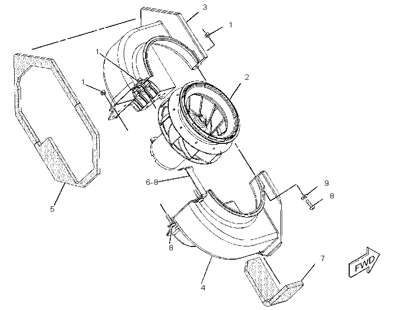 MOTOR GP-BLOWER 2982636 CAT