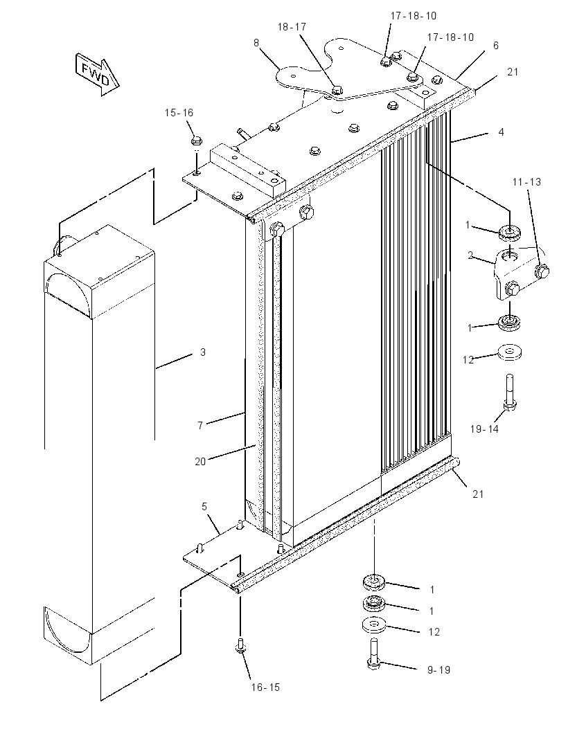COOLING GP 3486860 CAT
