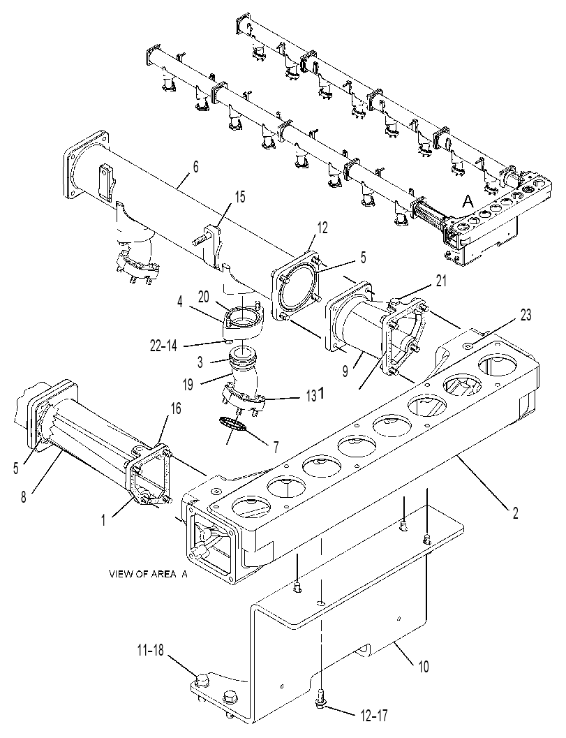 MANIFOLD GP-WATER 2106269 CAT