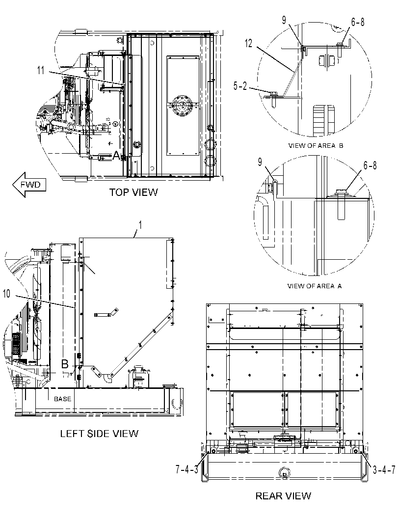 MOUNTING GP-EXHAUST 3774292 CAT