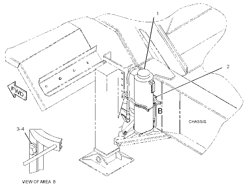 MOUNTING GP-FIRE EXTINGUISHER 3631388 CAT