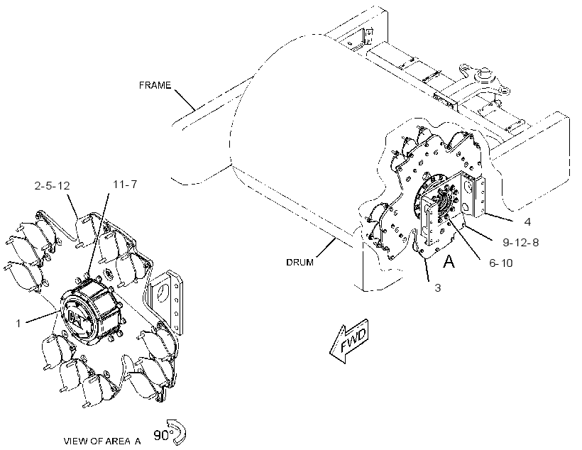 DRIVE GP-DRUM 3562062 CAT