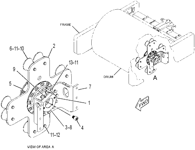 DRIVE GP-DRUM 3561848 CAT