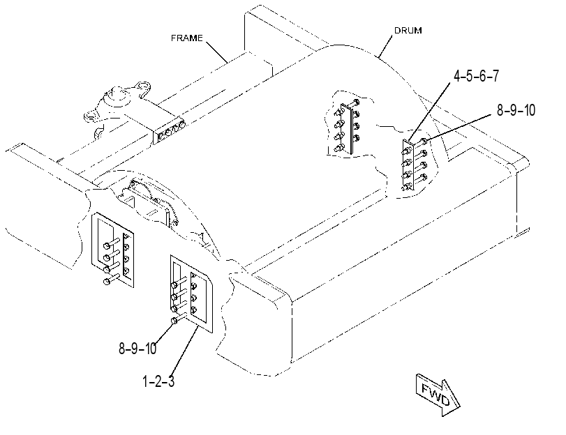 INSTALLATION GP-DRUM 3562068 CAT
