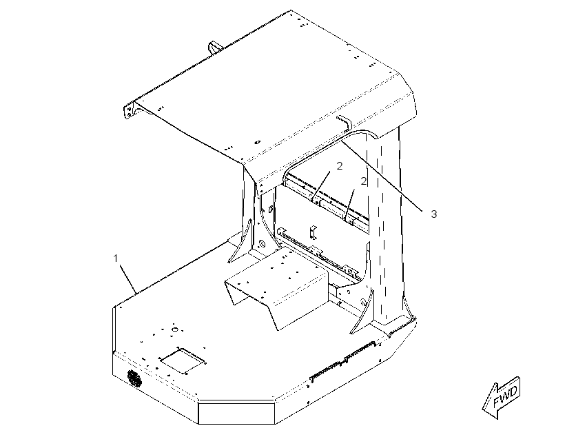 ROPS & PLATFORM GP 3839941 CAT