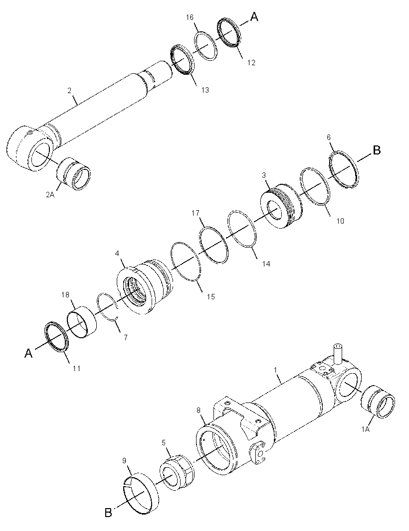 CYLINDER GP-BLADE 3494109 CAT