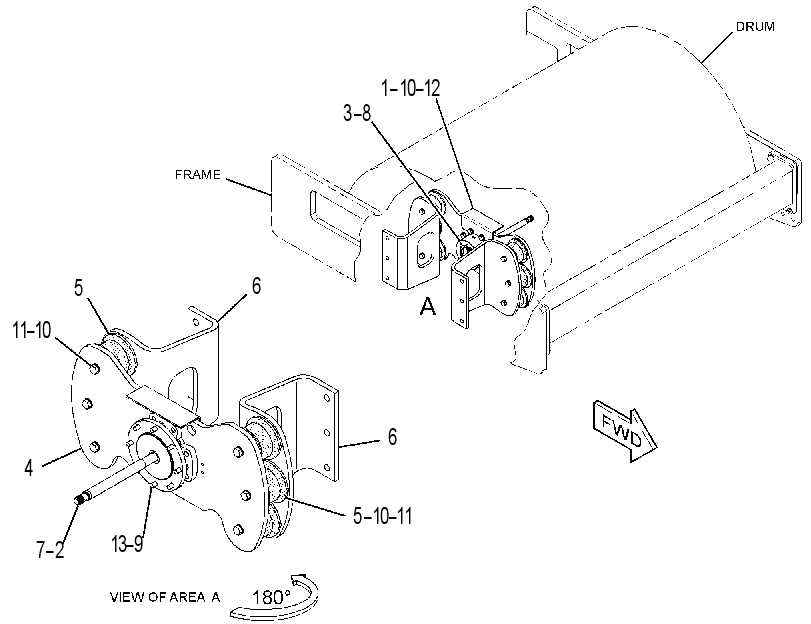 DRIVE GP-SUPPORT & VIBRATORY 3561421 CAT