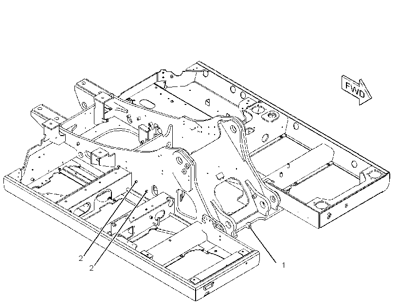 FRAME AS-UPPER 3480640 CAT