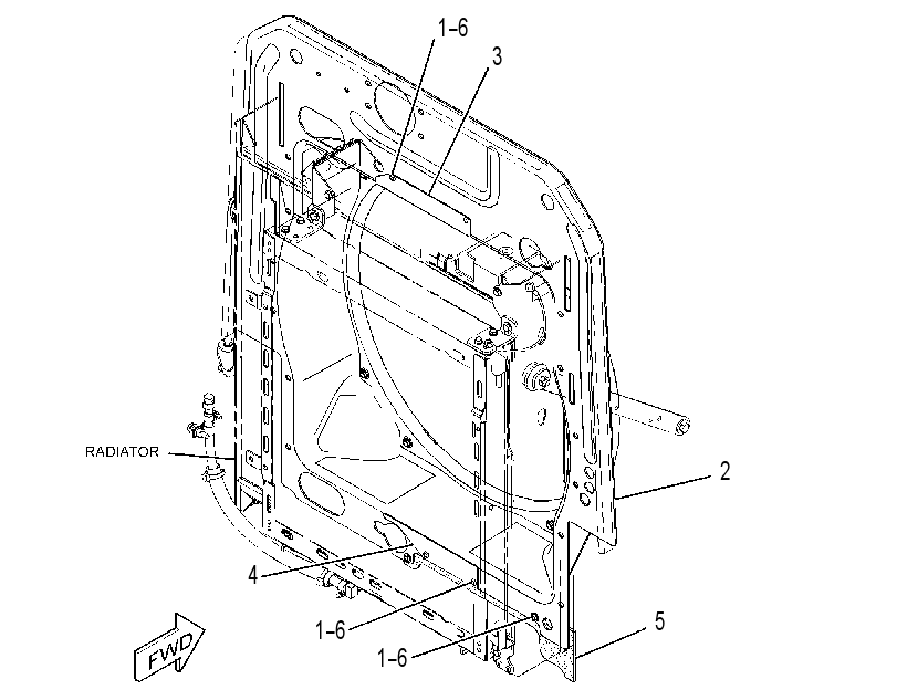 SHROUD GP-RADIATOR 3629063 CAT