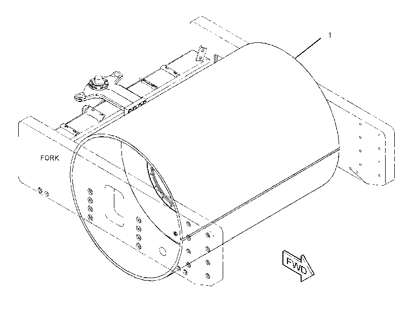 DRUM GP-COMPACTOR 3618016 CAT