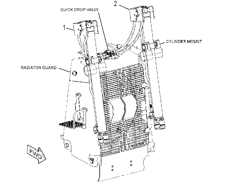 CYLINDER & LINES GP-LIFT 3786872 CAT