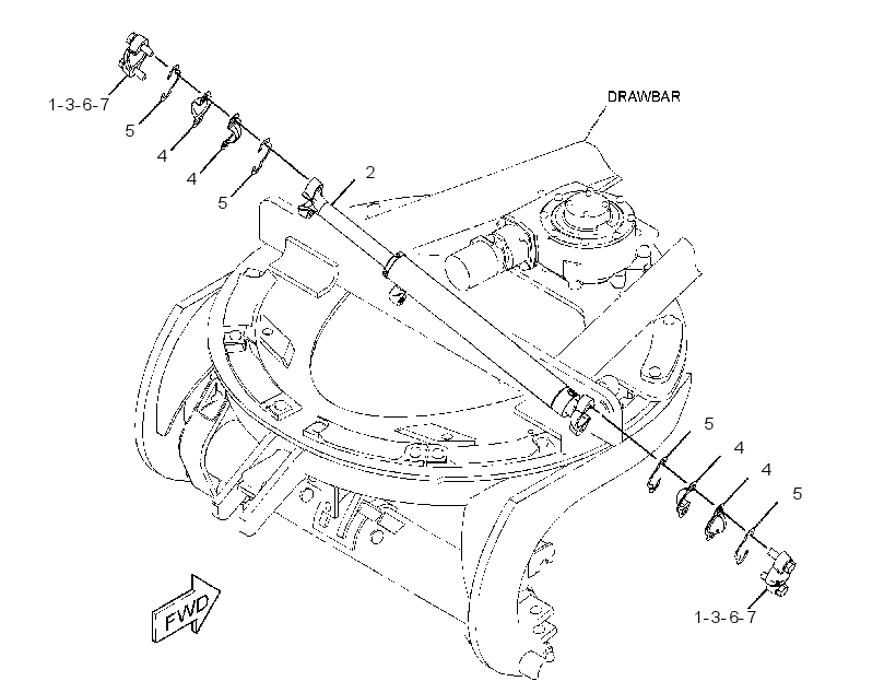 CYLINDER & MTG GP-CENTERSHIFT 3089749 CAT