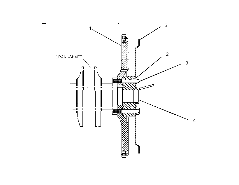 ADAPTER GP-ENGINE TO XMSN 7E3580 CAT