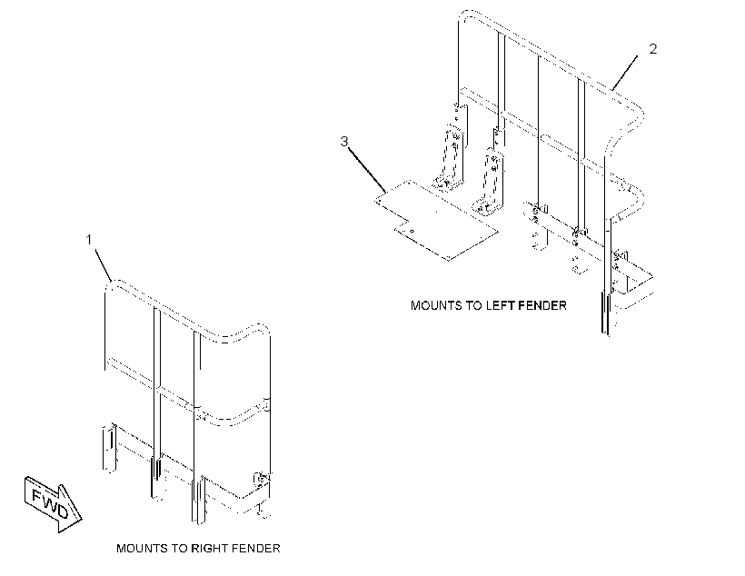 GUARDRAIL GP 3648121 CAT