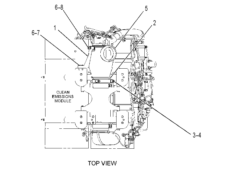COMBUSTION & MTG GP-EXHAUST 3810412 CAT