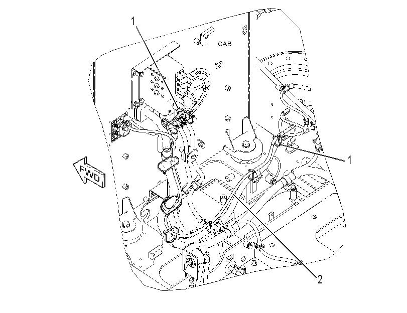 WIRING GP-MEDIUM PRESSURE 3423266 CAT