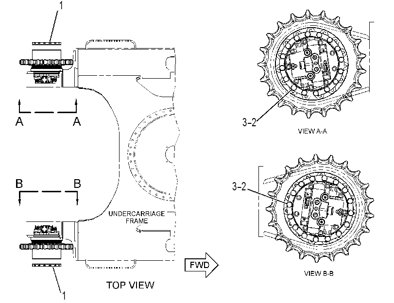 DRIVE & MOUNTING GP-FINAL 3333079 CAT