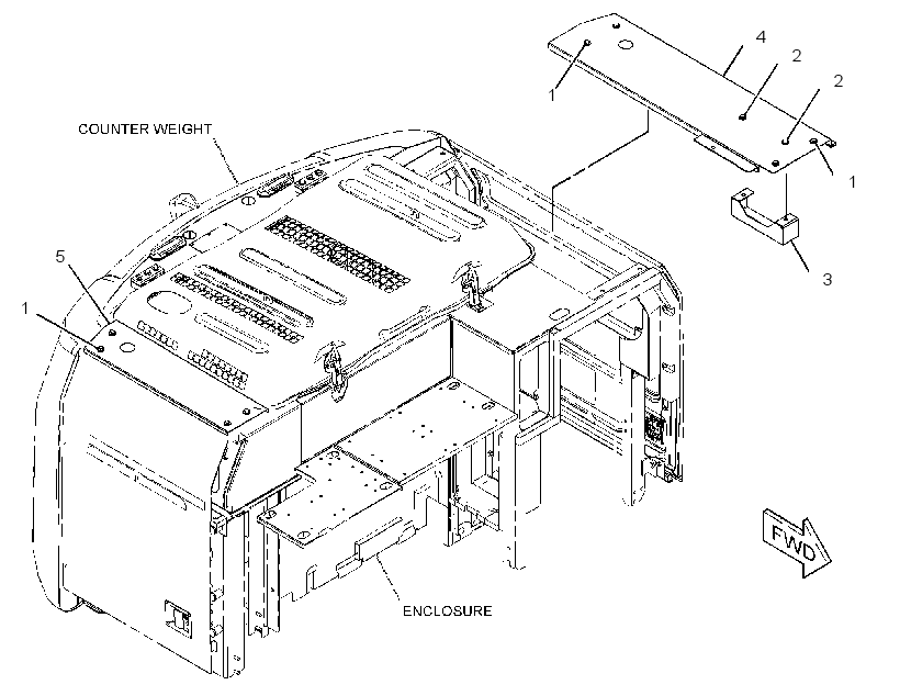 COVER GP-AIR CLEANER 3667166 CAT