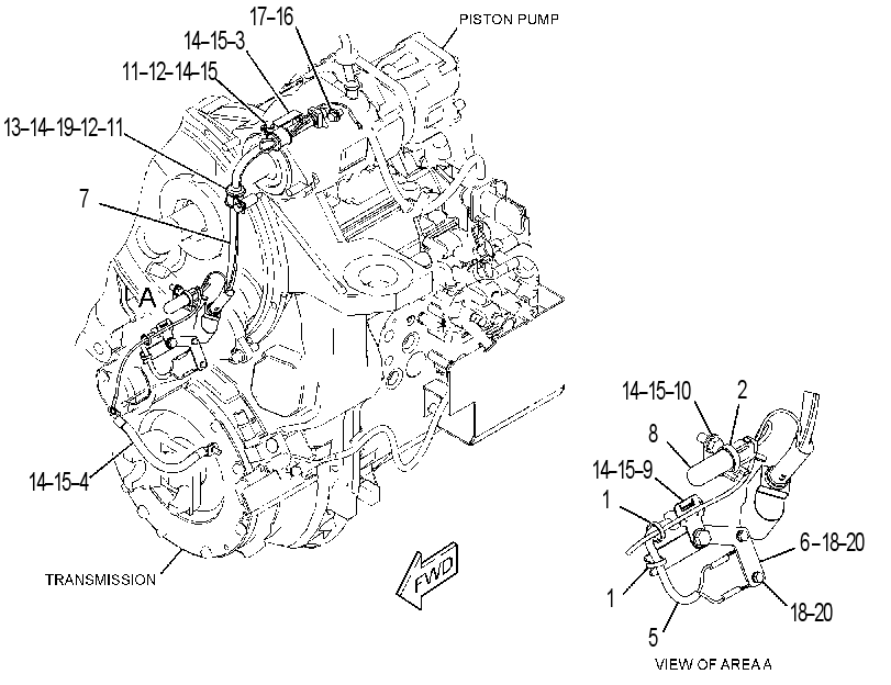 CABLE GP-STARTING MOTOR 3555064 CAT