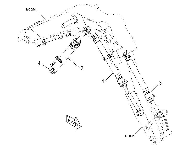 CYLINDER AR-HYDRAULIC 3795858 CAT