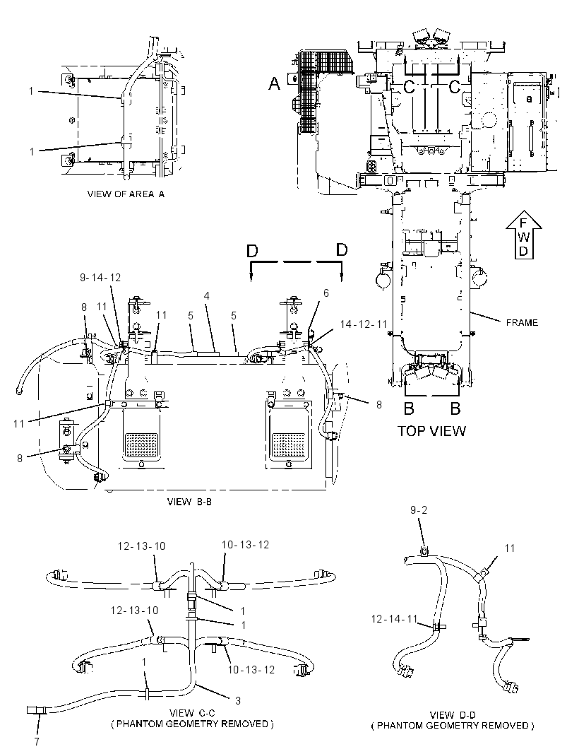 WIRING GP-OBJECT DETECTION 3206859 CAT