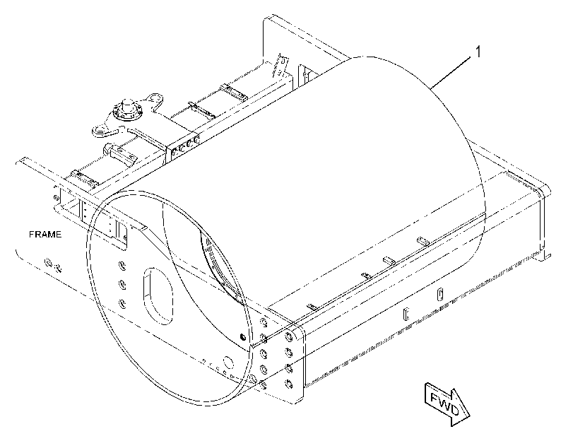 DRUM GP-COMPACTOR 3618017 CAT