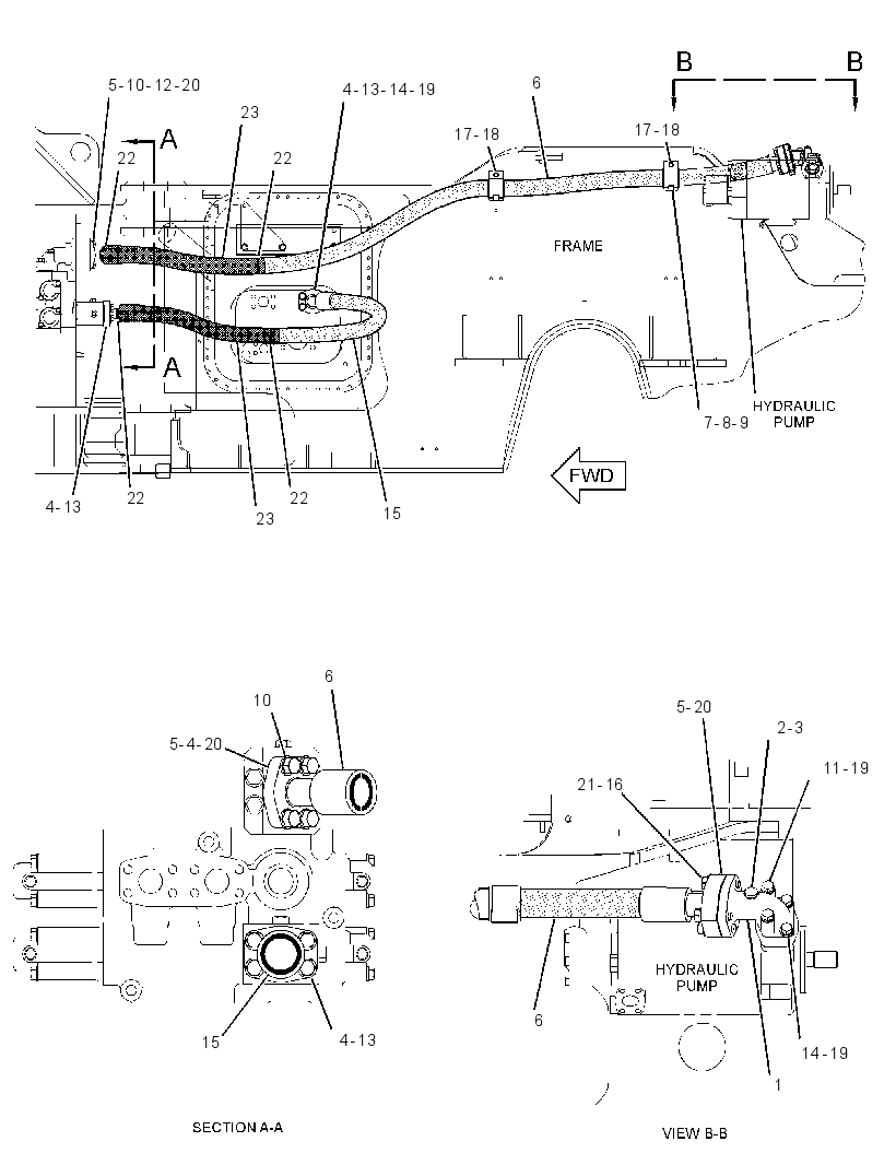 LINES GP-IMPLEMENT 2803802 CAT