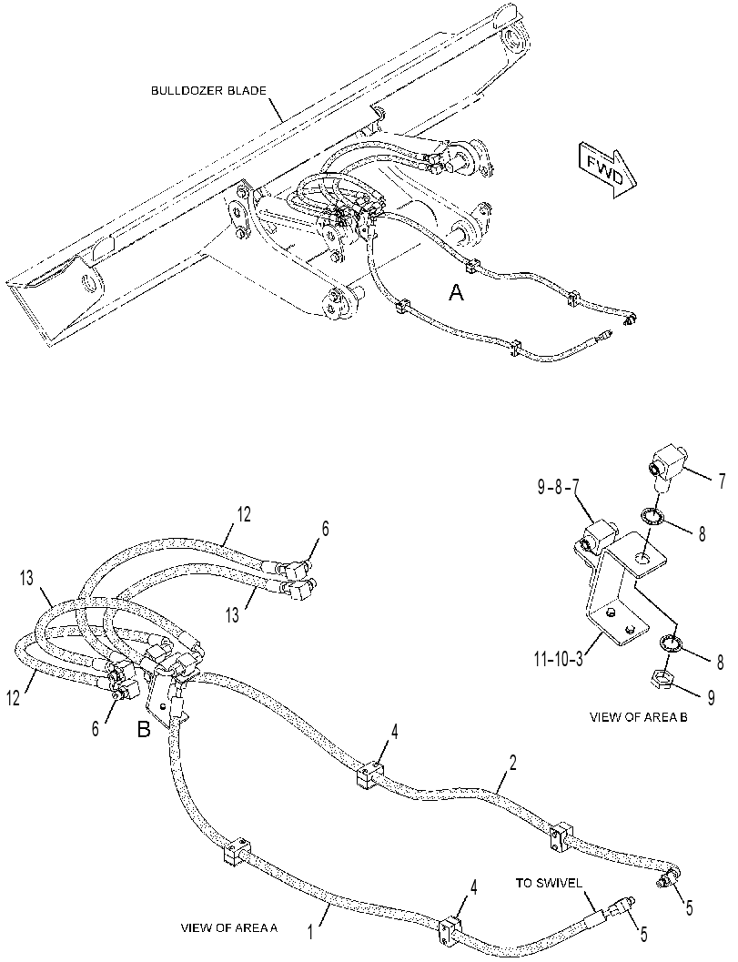 LINES GP-BLADE CYLINDER 3638910 CAT