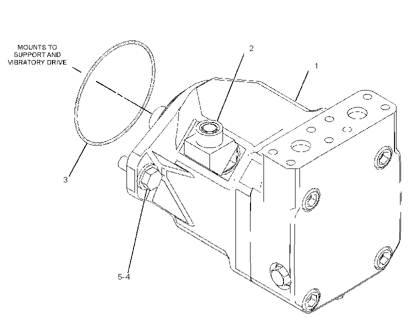 MOTOR & MTG GP-VIBRATORY 3620993 CAT