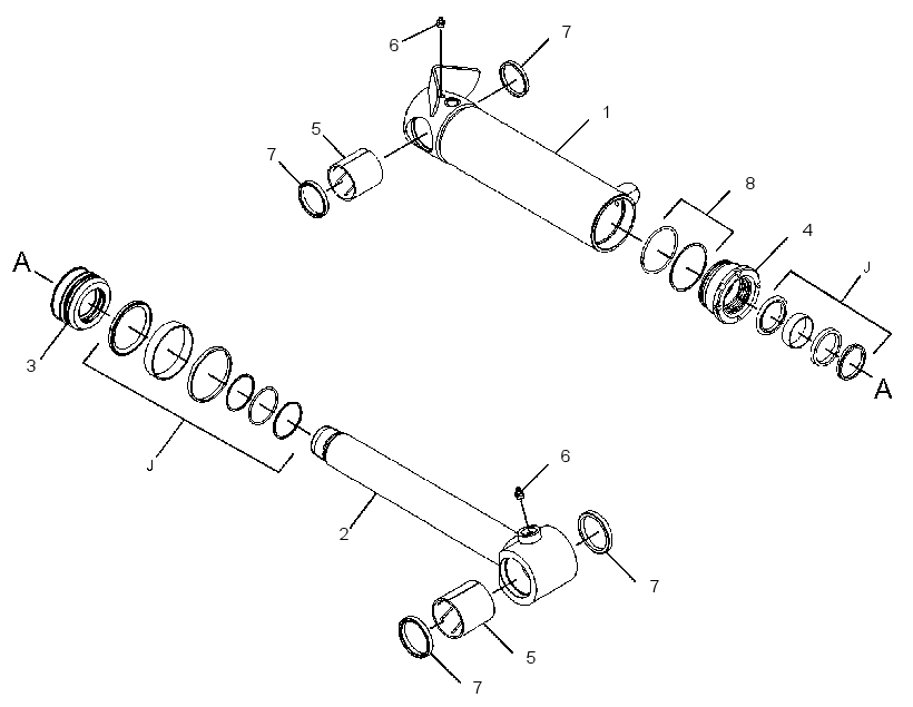CYLINDER GP-GRAPPLE 3680184 CAT