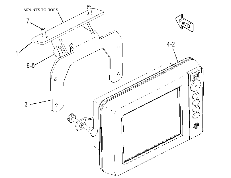 MONITOR & MOUNTING GP 3754156 CAT