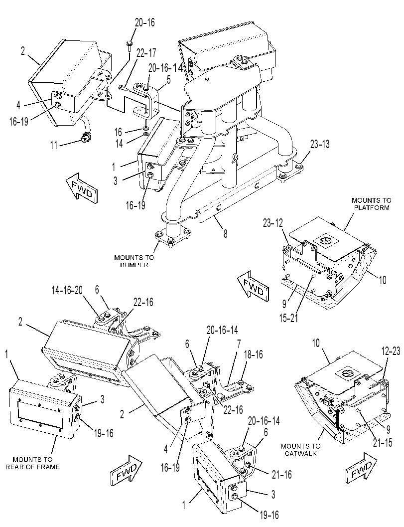 BOX & MTG GP-OBJECT DETECTION 3206861 CAT